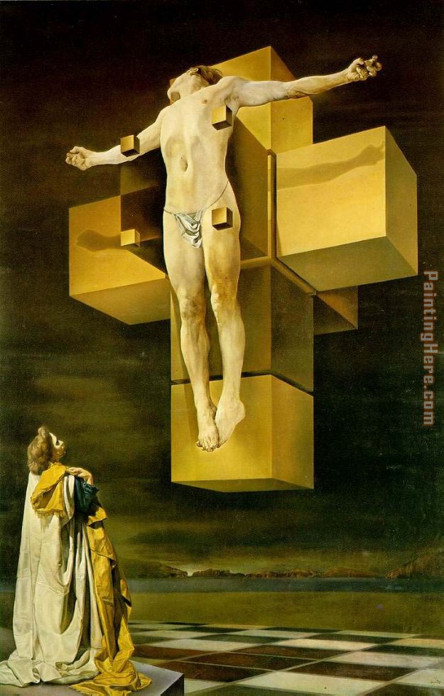 Salvador Dali Cruxifixion (Hypercubic Body)